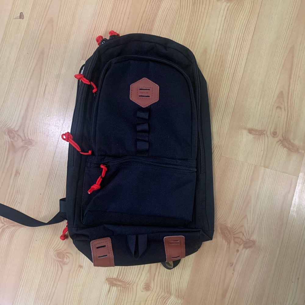 Black laptop backpack